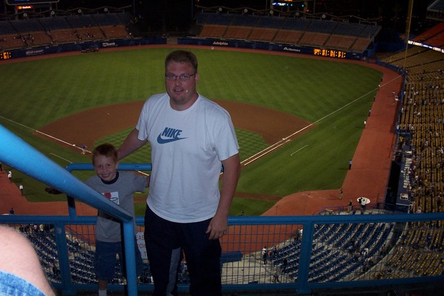 Justin and Jake at Dodger Stadium