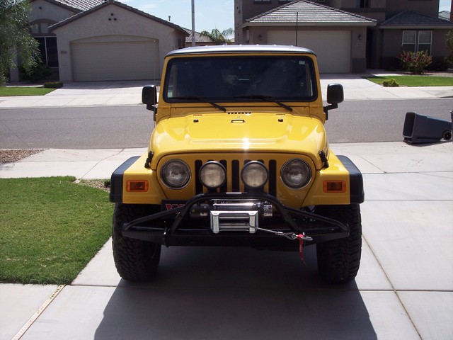 Just put the new winch on the front