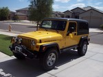 Jeep before the suspension lift