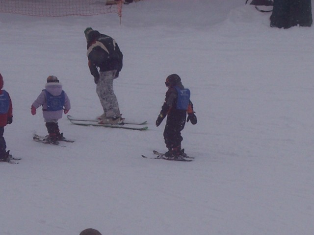Jarrett in Ski School (last kid)