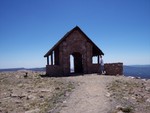 Shack at the top of the Peak