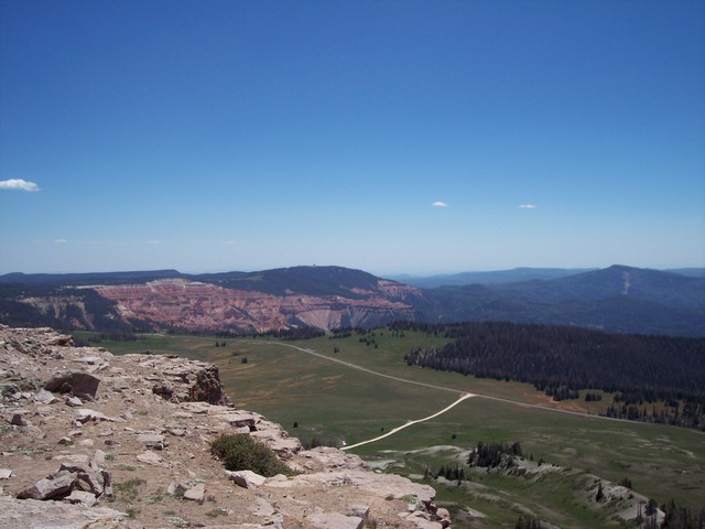 Backside of the Peak facing South towards Cedar Breaks National Monument