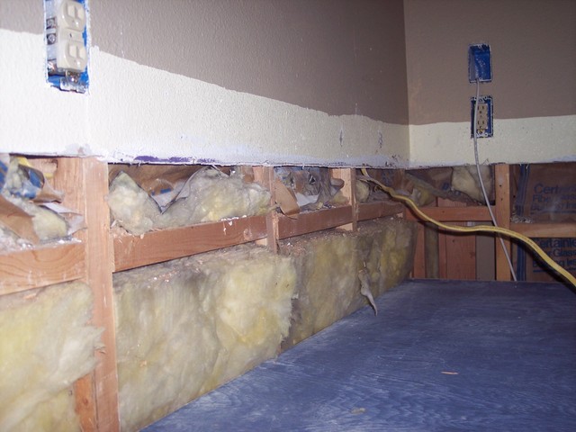 Back Wall of Upper Loft