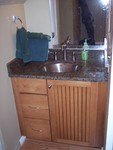 Bathroom Vanity and Backsplash are Complete