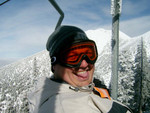 Justin on the lift